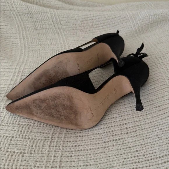 Vero Cuoio Black Women's Pointed Heels - Picture 4 of 4
